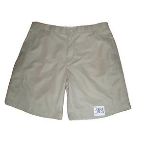 Top Flite Golf Shorts 6 Pocket Flat Front Gripper Waist Tan Mens 40 x 10